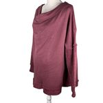Free People Otto Slouchy Sweatshirt Tunic Oversized Jasper Rose M Photo 4