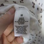 Aeropostale Y2K White Floral Cropped Long Sleeve Top Button Front Women’s Medium Photo 5