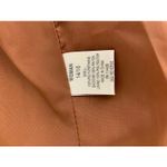Dress Barn  Faux Leather 14 16 Tan Biker Moto Jacket Photo 7