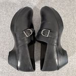 Dansko  Jane Women's Black Leather Clogs Buckle Strap Size 8.5-9 Photo 7