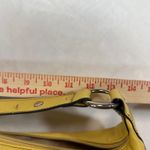 Nine & Co. Yellow Handbag Shoulder Bag Purse Faux Leather Retro Y2K Babydoll Photo 10