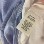 Parker  New York Lollie Mini Dress XS Blue White Stripe Ruffle NWT Photo 7