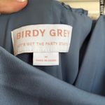 Birdy Grey  Dress French Blue Matte Satin Dress Photo 6