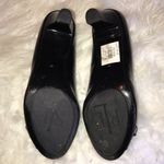 Ralph Lauren Lauren  black open toe leather heels 9 Photo 5