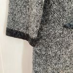 Cyrus Sweater Jacket Gray Black Open Front Tunic Cardigan Knit Size Large Photo 3
