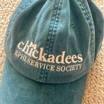 Adams  Chickadees KPhi Service Society Teal Blue Hat Baseball Cap One Size EUC Photo 1