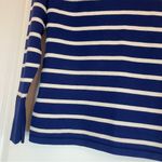 Chico's Chico’s Multi-Colored Striped Button-Sleeve Pullover Sweater Size 1P W/Gold Photo 9