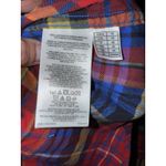 Brooks Brothers Brooks‎ Brothers Red Fleece Plaid Button Down Shirt Women's 12 Lace Back Photo 5