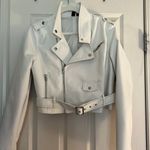 Windsor White Leather Jacket Photo 0