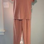 Tommy John waffle jogger and crew neck short sleeve loungewear set. Mixed size Pink Size XS Photo 0