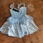 Dolls Kill  Blue Princess velvet & satin XXS Mini costume dress Photo 1