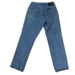 1990s Vintage Harley Davidson Straight Leg High Rise Jeans Retro Size 10P 30" Blue Photo 3