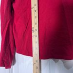 Ralph Lauren Polo Red Long Sleeve Logo Tee Shirt Womens Size L Photo 5