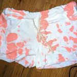 Sundry  Pop Pink and Orange Tie Dye Drawstring Shorts Size 3/Medium Pockets Photo 0