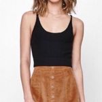 Honey Punch  Black Knit Crop Top Photo 0