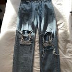 Princess Polly Distressed Crossover Jeans Photo 0