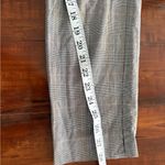 Massimo Dutti  slim chino modal cotton grey check trousers pants size 6 (30) Photo 15