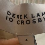 Derek Lam  10 Crosby White Off Shoulder Pom-Pom Boho Poplin Tunic Top [size 4] Photo 10