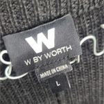 W By Worth  100% Wool Maxi V-Neck Dress Size Large Multi Winter Dress Photo 2