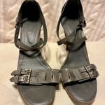Tod's Grey Leather Detail Ankle Strap Sandal Photo 5