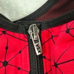 Victoria's Secret  VSX Sport Bra Front Zip Padded Geo Print Activewear 34D‎ Photo 3