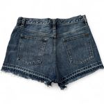 Free People Costello Blue Vintage Frayed Hem Cutoff Denim Jean Shorts Photo 3