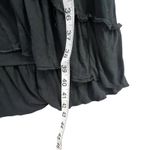 Velvet Torch Y2K Plunge Halter Dress Womens L Black Ruffle Smocked Summer Flirty Photo 8