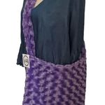 Aspyn Grove Minky Crossbody Tote Bag Y2K Indie Hobo Plush Soft Shoulder Purple Photo 0