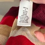 Athleta 100% cashmere lodge sweater chianti striped pullover cozy warm size XS Photo 7