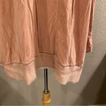 easel  Long Sleeve Distressed Top Dusty Pink Size Large Photo 2