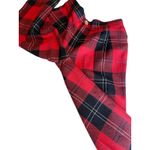 Vintage Casting Impressions Pants Women Buffalo Plaid Pleated Grandmacore Red Size 31 Photo 7