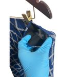 Ava & Viv  Skirt Plus Size 2X Midi Blue Plaid Windowpane Career Modest Church Photo 4