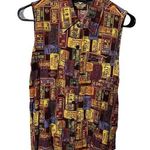 Harley Davidson Sleeveless Shirt License Plate Graphic Womens Medium Vintage Photo 0