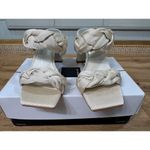 Dolce Vita Pheby Heel Beige Silk Textile Size 7 NIB Sophisticated Formal Slip Photo 13