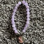 Lavender purple amethyst protection charm bracelet Photo 4
