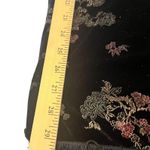 Mica black velvet flower print scarf Photo 5