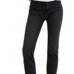 Mango Slim-Fit Cropped Jeans Black Denim Claudia Size 4 US / 36 EUR Photo 0