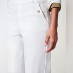 Spanx  Stretch Twill Cropped Wide Leg Pant Bright White 20312Q Size Medium Petite Photo 7
