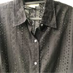 Doncaster  Black Eyelet Blouse Photo 2