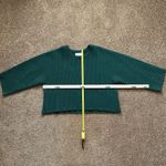 Dear John  Sweater Women’s XL  Cropped Boxy Oversized Baggy Lagenlook Green Photo 3