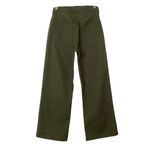 Amour Vert NWT Wide Leg Utility Pant Calla Green 100% Cotton Twill Pants Size 4 Photo 6