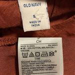 Old Navy NWT Womens Shirt Blouse Brown Short Sleeve Ruffles Size Small Photo 5