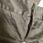 ZARA Black Chino Shorts Rolled Hem Flat Front Back Pockets Casual Classic size L Photo 2