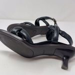 Vionic Angelica Womens Sandals Black Leather Slingback Puffy Kitten Heels US 7 M Photo 7