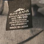 Elite Jeans Trendy Distressed Dark Blue Women's Jeans Photo 8