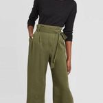 A New Day Paper Bag Wide Leg Pants Women’s Size Small Green Photo 9