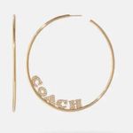 Coach large hoop earrings Photo 2