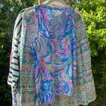 Lilly Pulitzer S Lily Pulitzer Tank 100% Cotton beautiful colorful racer back tank Photo 0