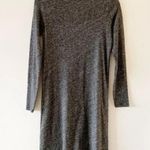 Eileen Fisher Dark Heather Gray Boatneck Sweater Dress Petite Small Wool Blend Photo 1