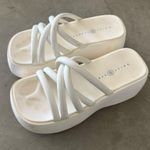 Daisy Street / chunky sole strappy sandals / white Photo 6